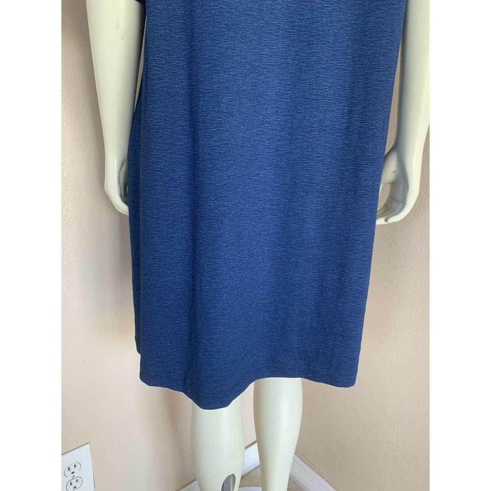 COS Blue Tunic Dress S XS Womens Short Sleeve Thick Cotton Lagenlook Oversized - Picture 8 of 12